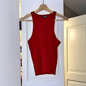 ✨ J.Crew Re-Imagined Ribbed Tank Top | Bright Red | Size M ✨
